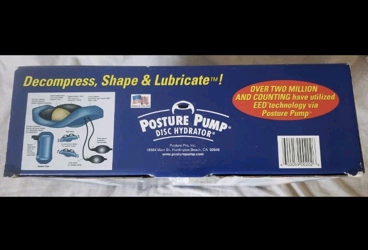 Posture Pump * Disc Hydrator * Elliptical Rocker * Back * Model 2000 *