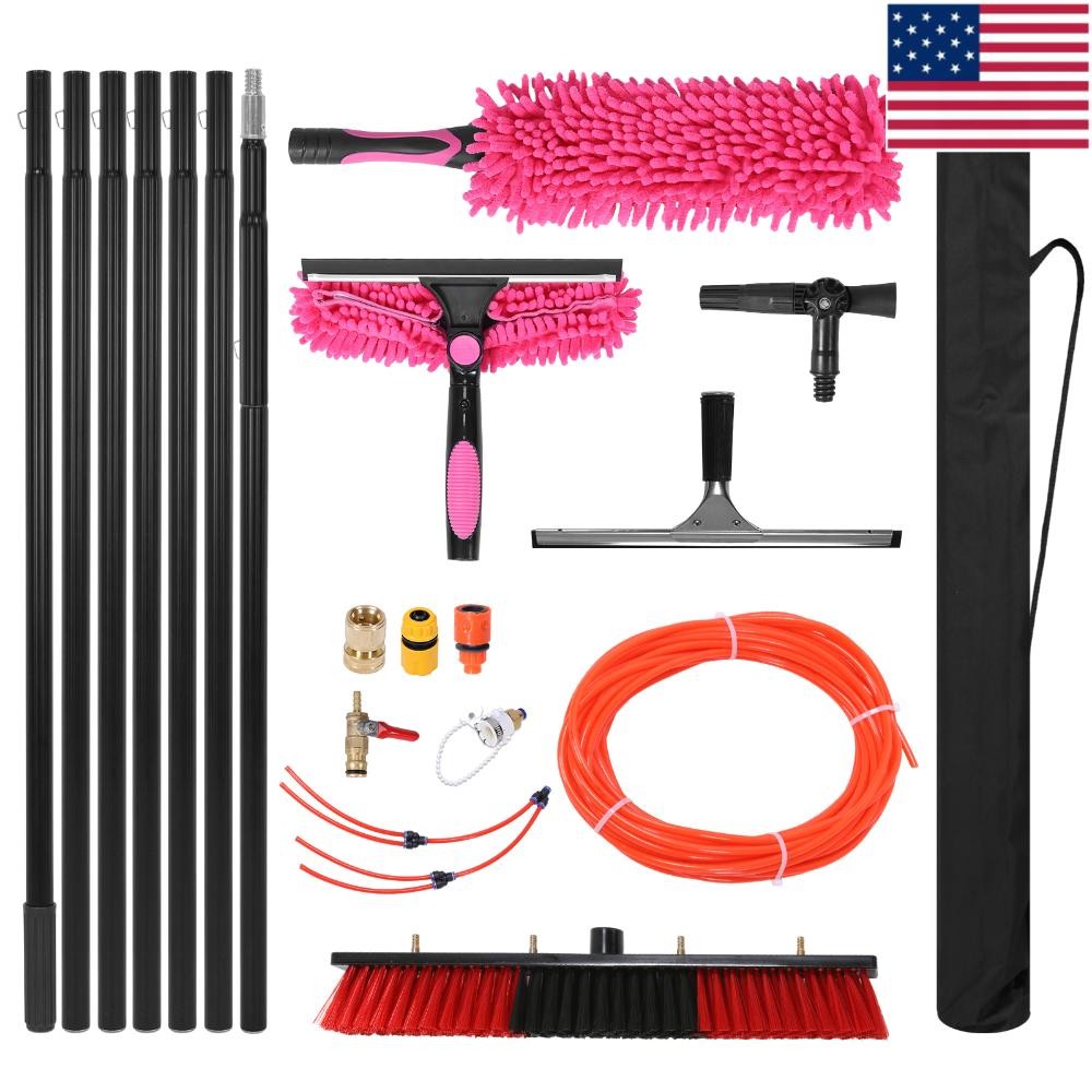 Solar Panel Cleaner with 20m Hose Window Cleaning Tools for Solar Panel Roof Car