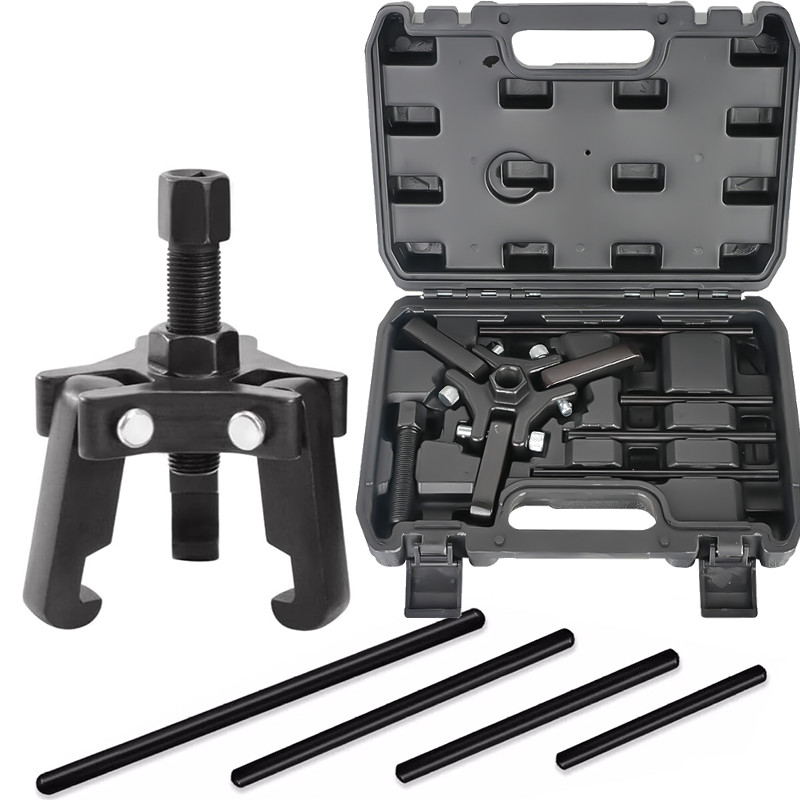 Harmonic Balancer Puller Kit, Adjustable 3-Jaw Puller for Removing Harmonic Damp
