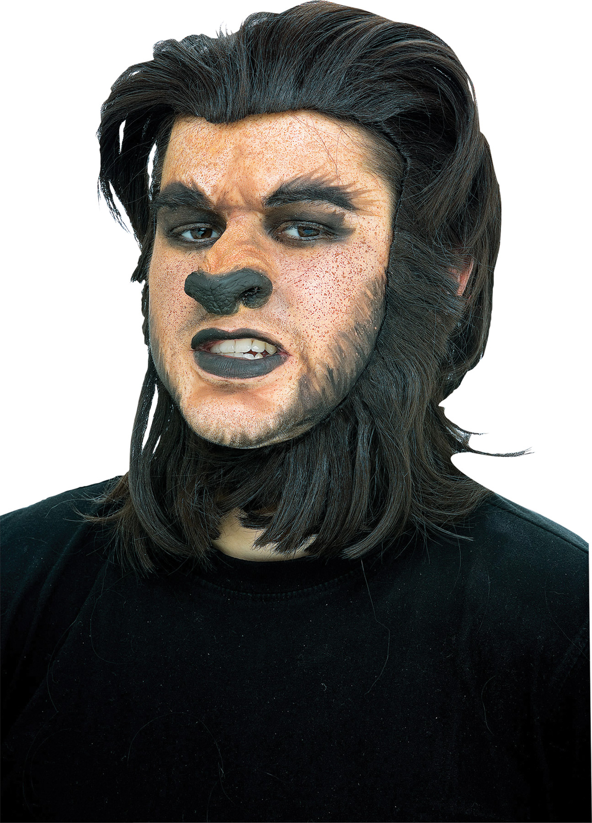 LATEX WEREWOLF NOSE MONSTER WOLF DOG PROSTHETIC MAKEUP COSTUME PM778213