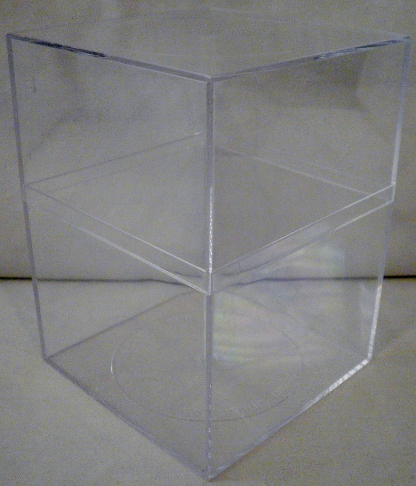AMAC Plastic Products 4” x 4” x 5-1/2” High Clear Display Storage Box Case