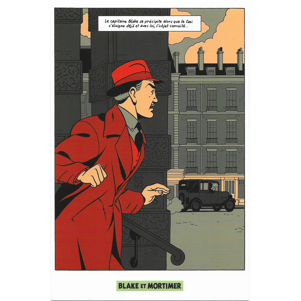Blake and Mortimer Postcard: The Cry of the Moloch, the Coveted Item (10x15cm)