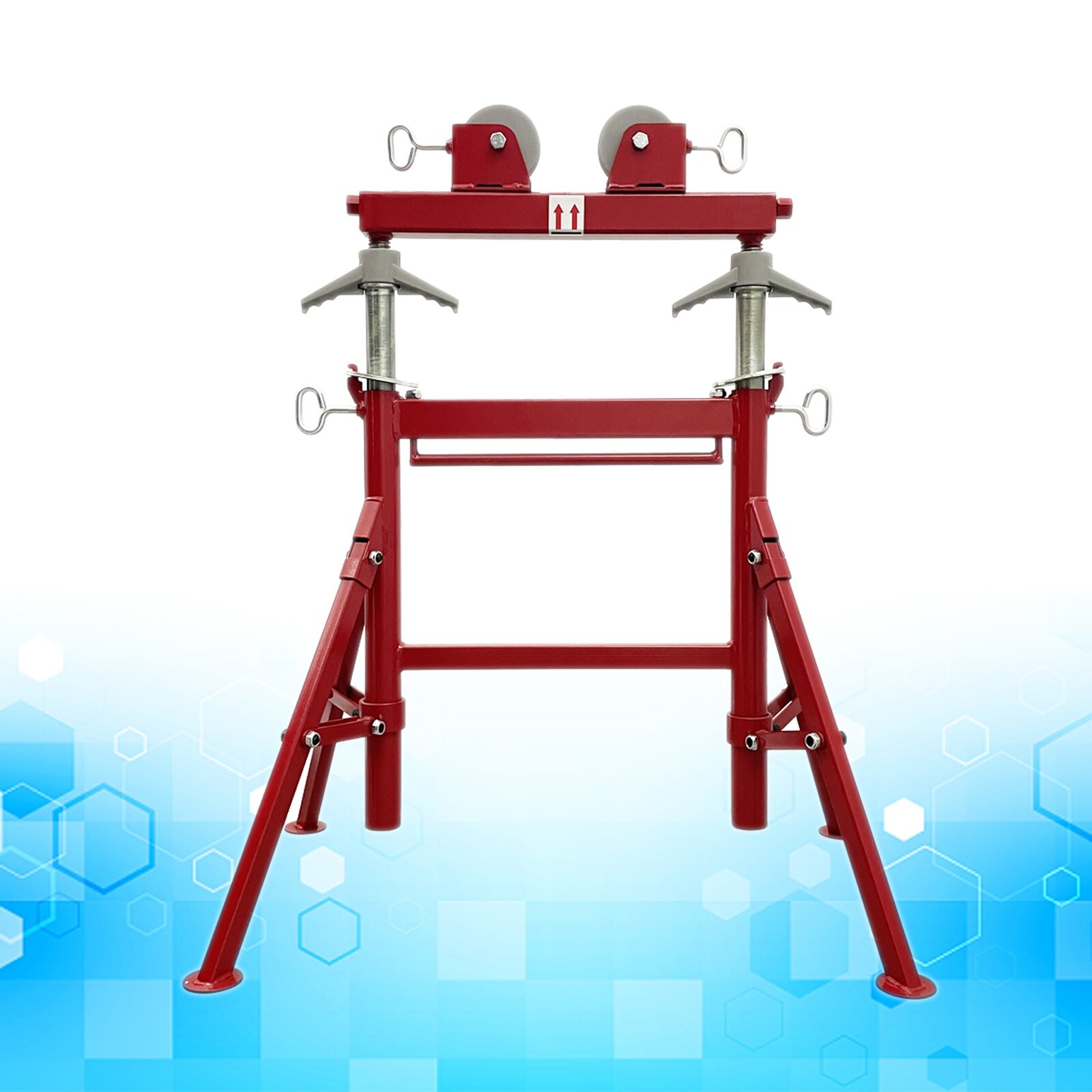 1/2"-36" Tube Pipe Roller Support Welding Positioner 29"-43" Height Adjustable