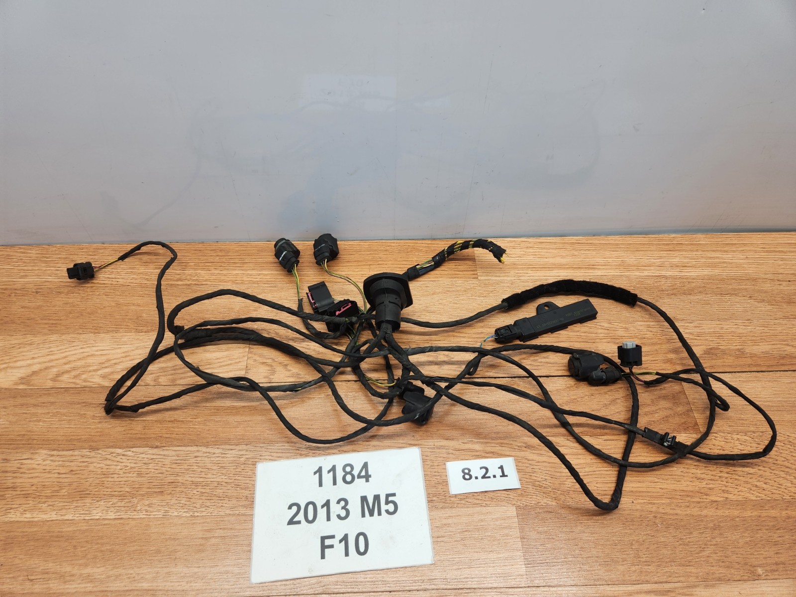 ✅OEM BMW F10 F06 F13 Rear Parking Distance Sonic Sensors PDC Harness Black 475 *