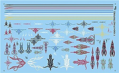 Gofer-Racing Pinstriping - Plastic Model Vehicle Decal - 1/24 Scale - #11004