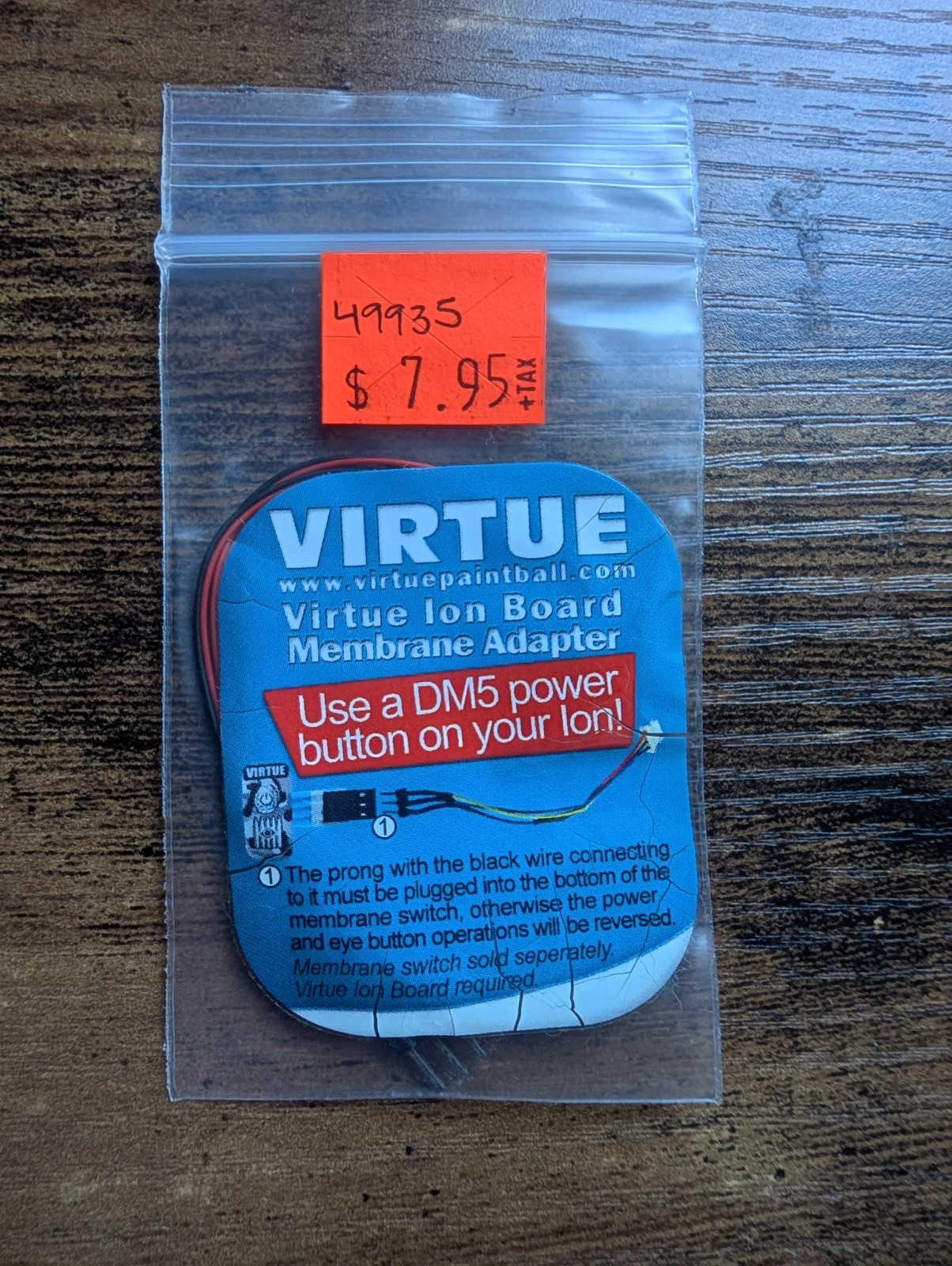 Virtue Smart Parts Ion Board Membrane Adapter Lot