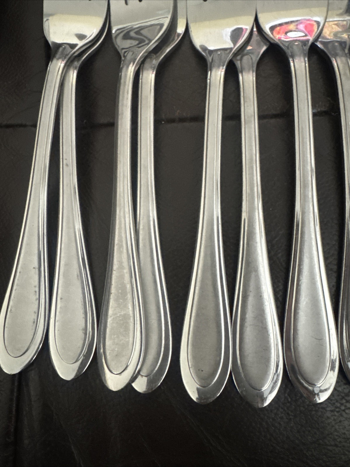 18pc Oneida JOANNE Frosted Satin Stainless Flatware Replacement Fork Spoon