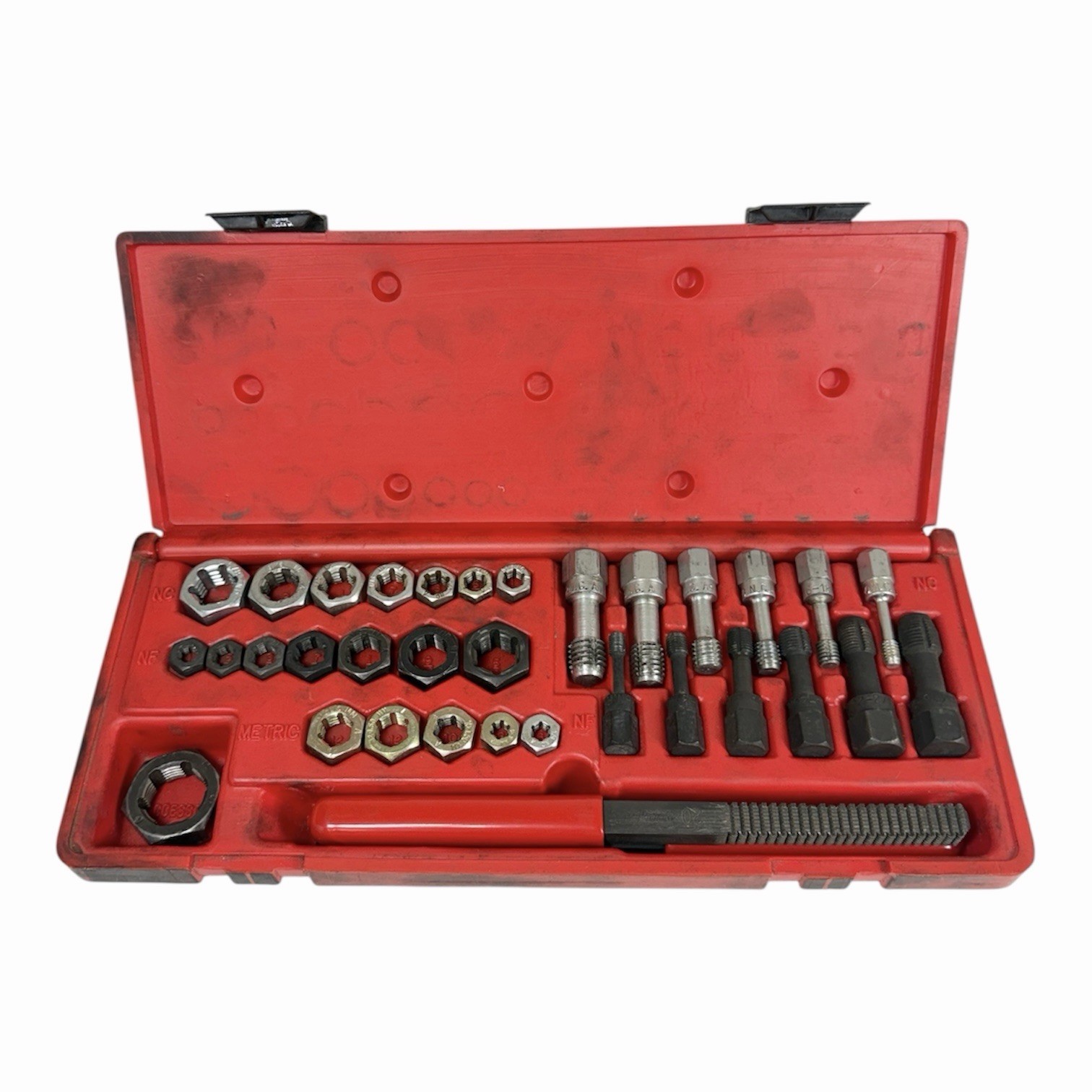 Snap-On RTD33 Fractional / Metric Rethreading Set in Case - Made in USA