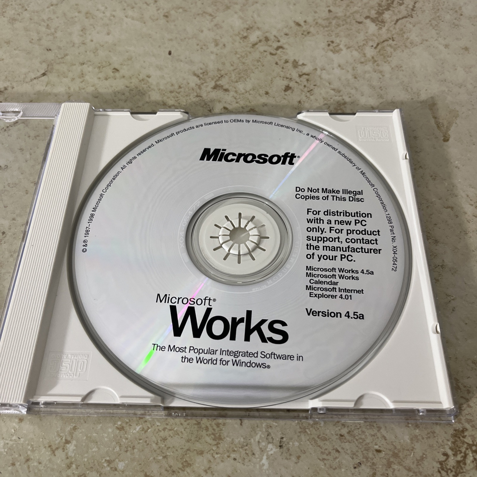 Microsoft Works Version 4.5a