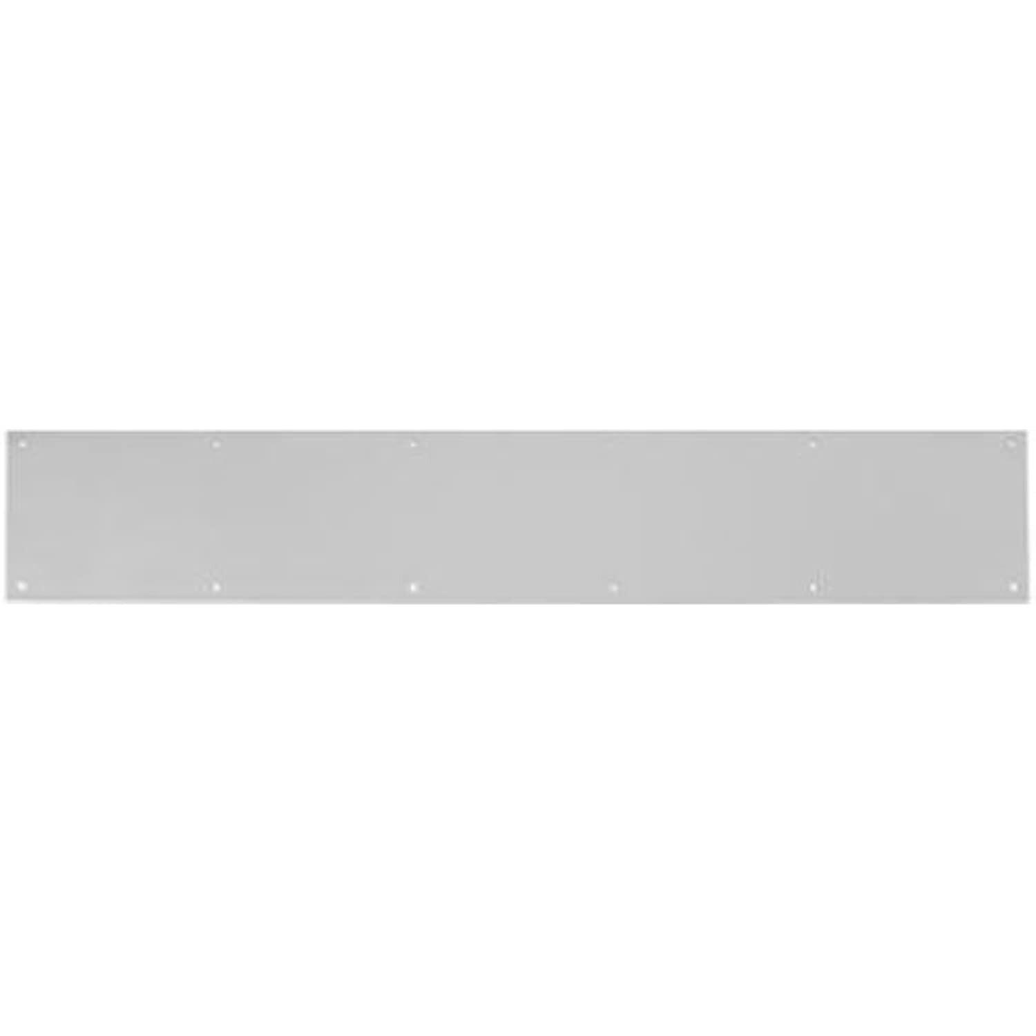 TELL MANUFACTURING DT100058 Satin Stainless Steel Kickplate, 6" x 34"