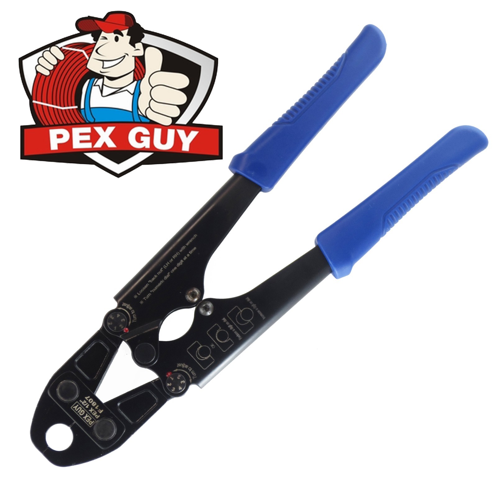 PEX GUY 1/2" Steel Crimp Tool for PEX Tubing