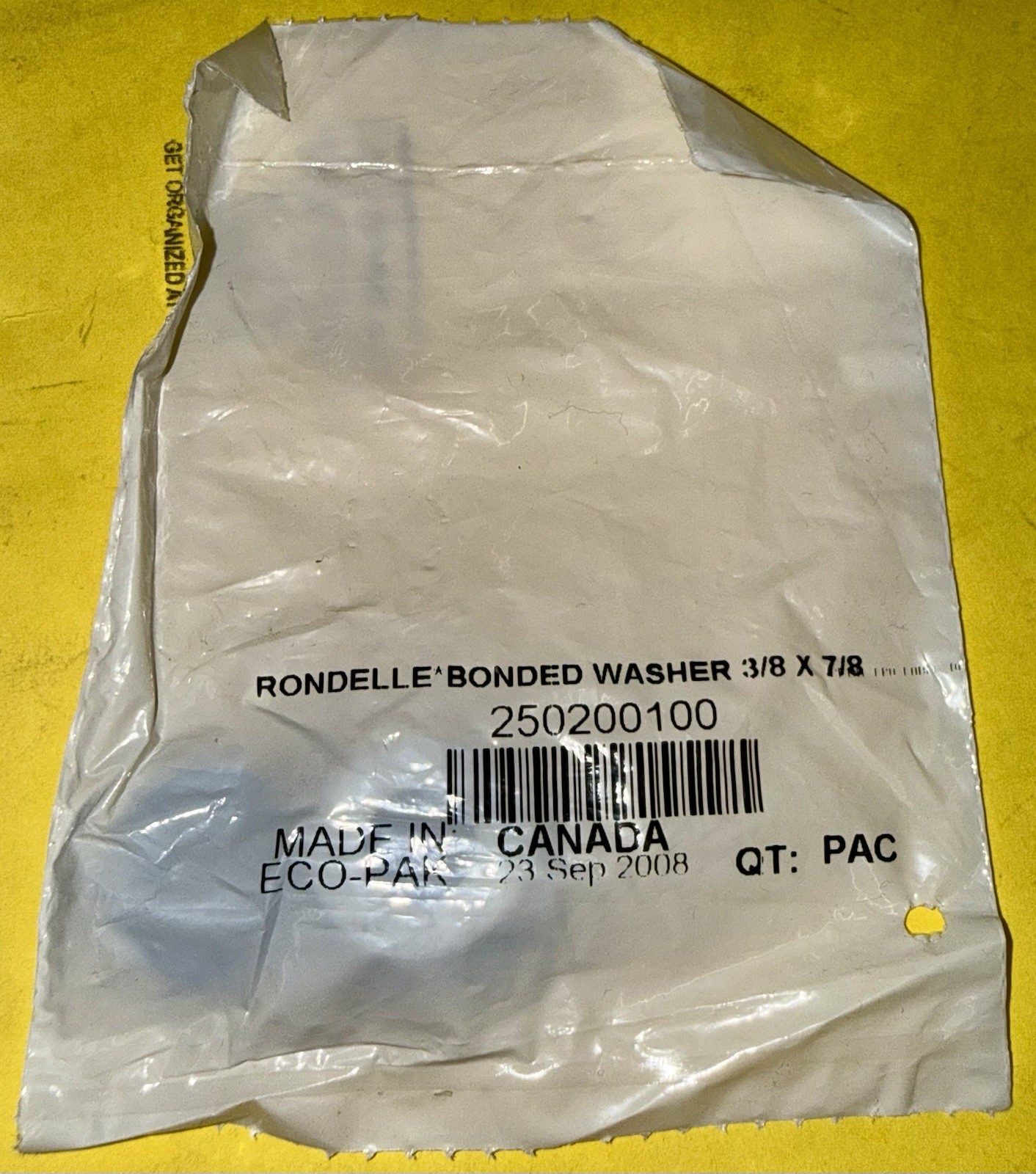 BRP OEM SkiDoo bonded washer 3/8x7/8 250200100 (pk of 2) new