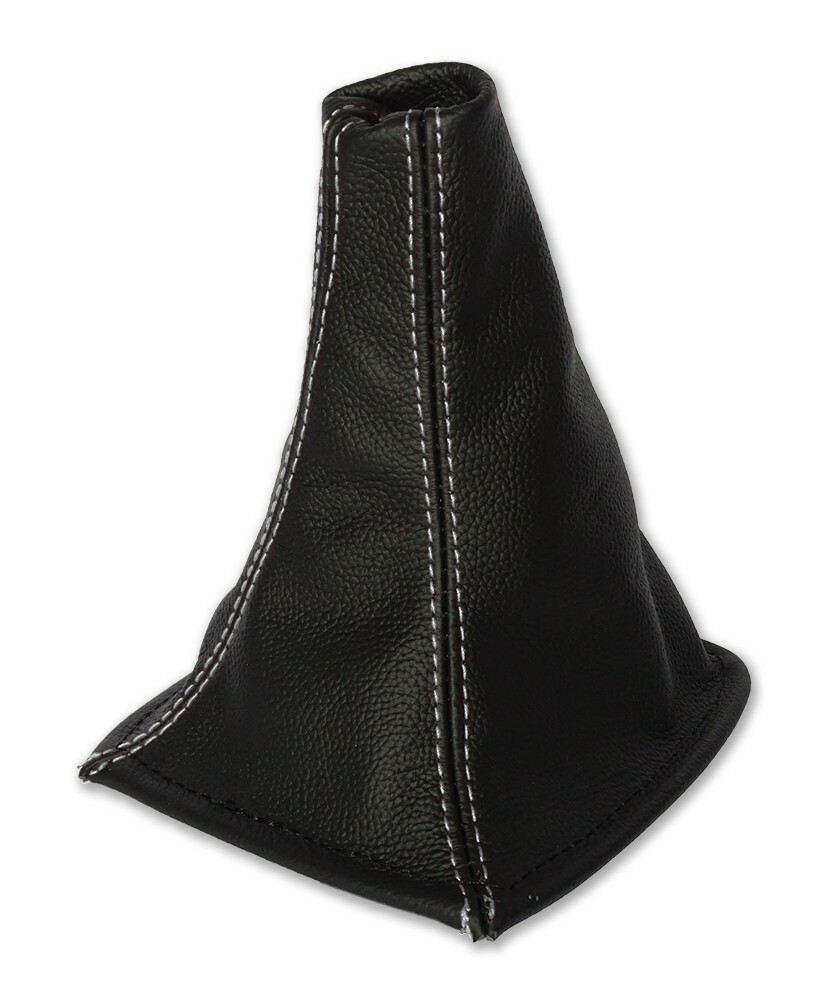 For Toyota Celica T230 1999-2005 Shift Boot with Frame Real Leather White Stitch