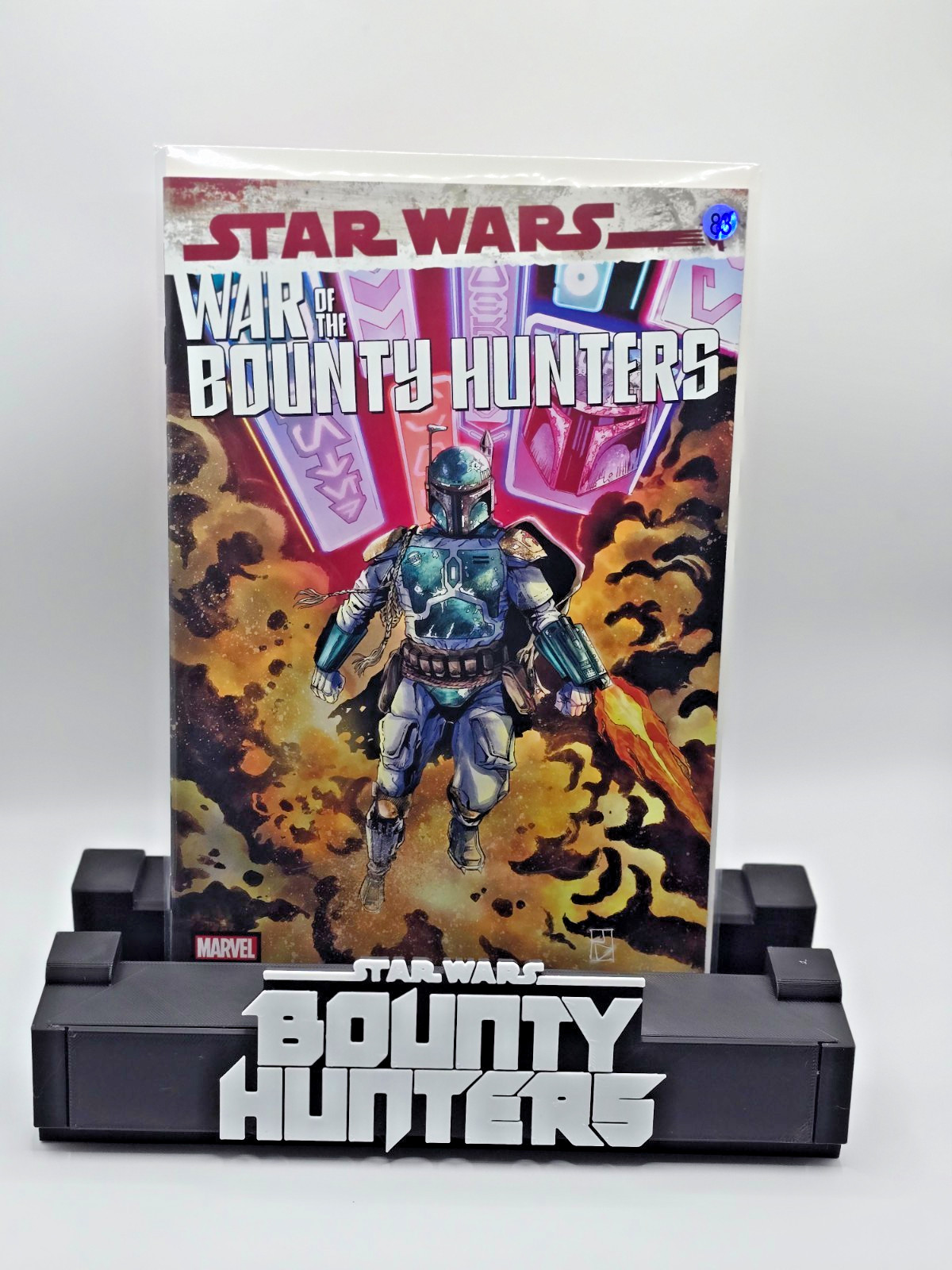BOUNTY HUNTERS -Comic Book Display Stand for Graded CGC, CBCS, Non-Graded Comics