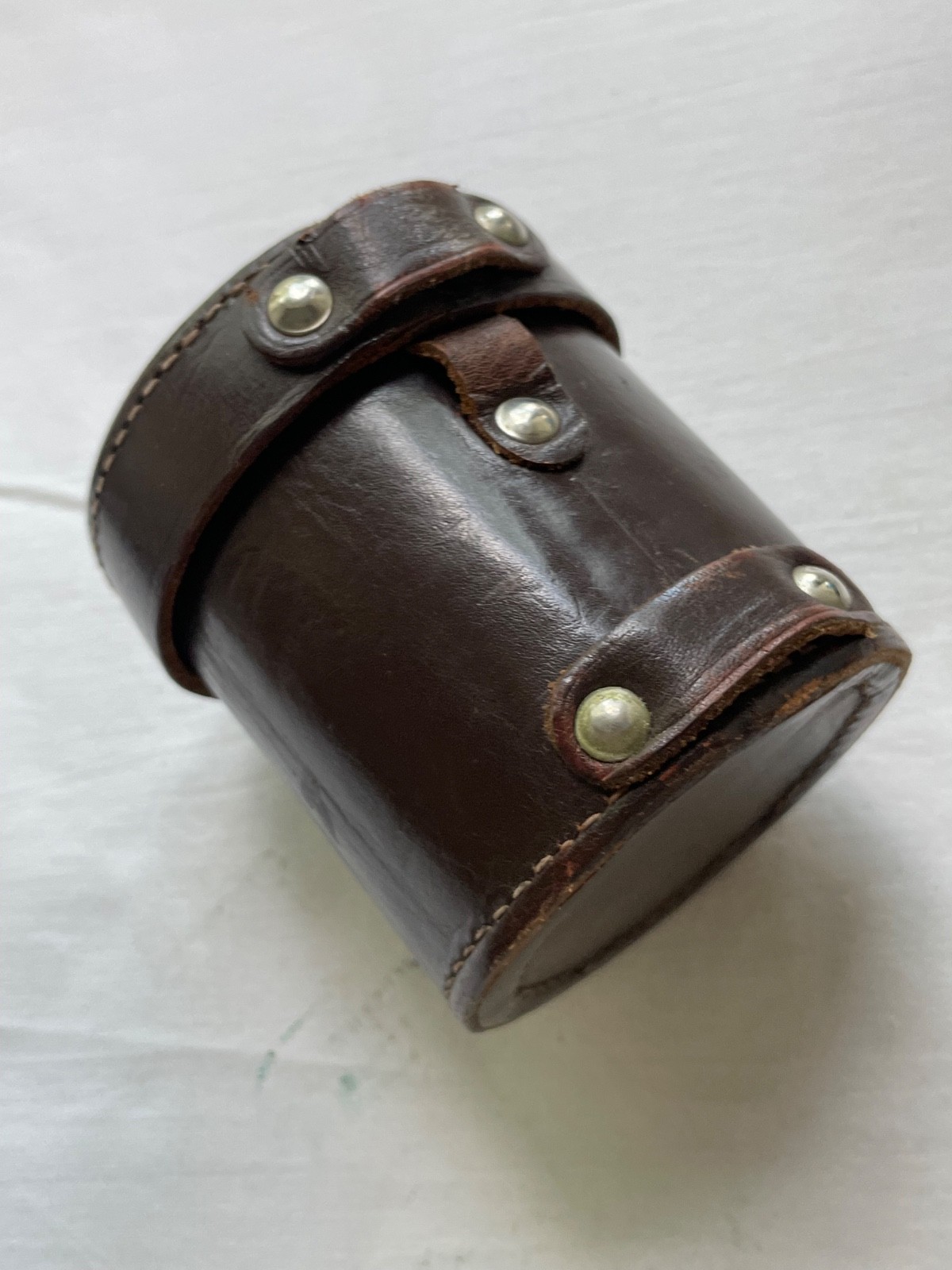 Original USSR leather case for lenses 1960-s