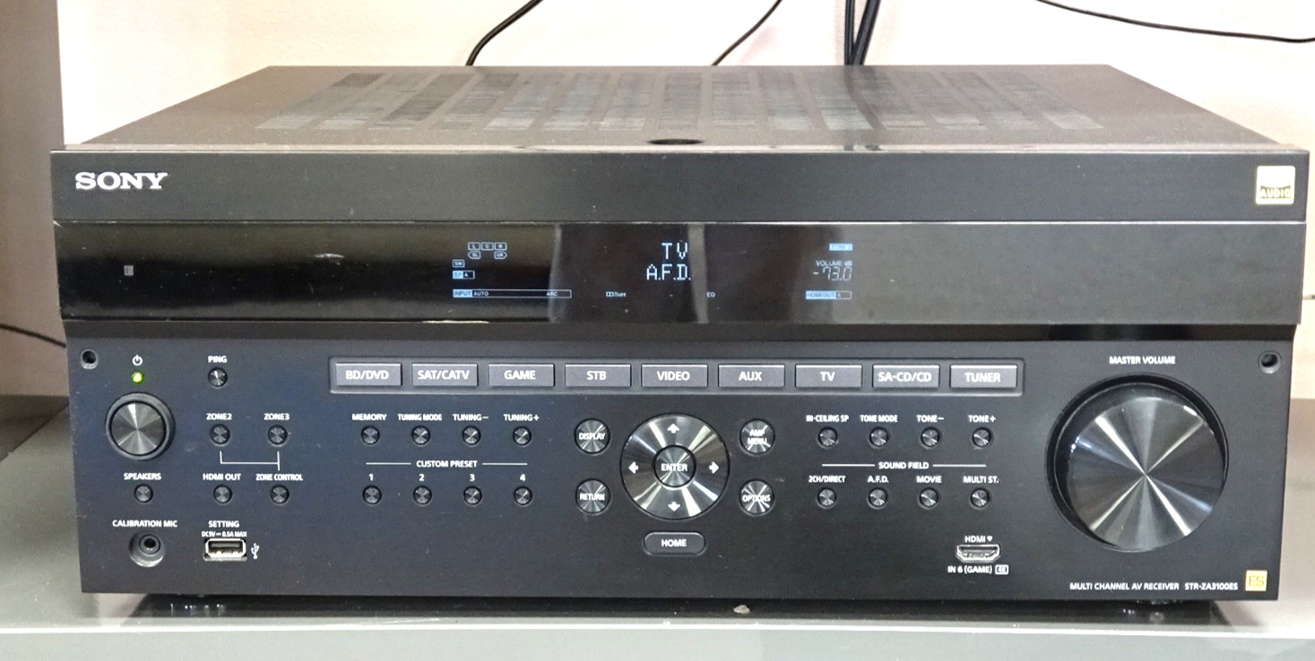 Sony STZA3100ES 7.2 110 w DOLBY ATMOS receiver with 3 year WARRANTY