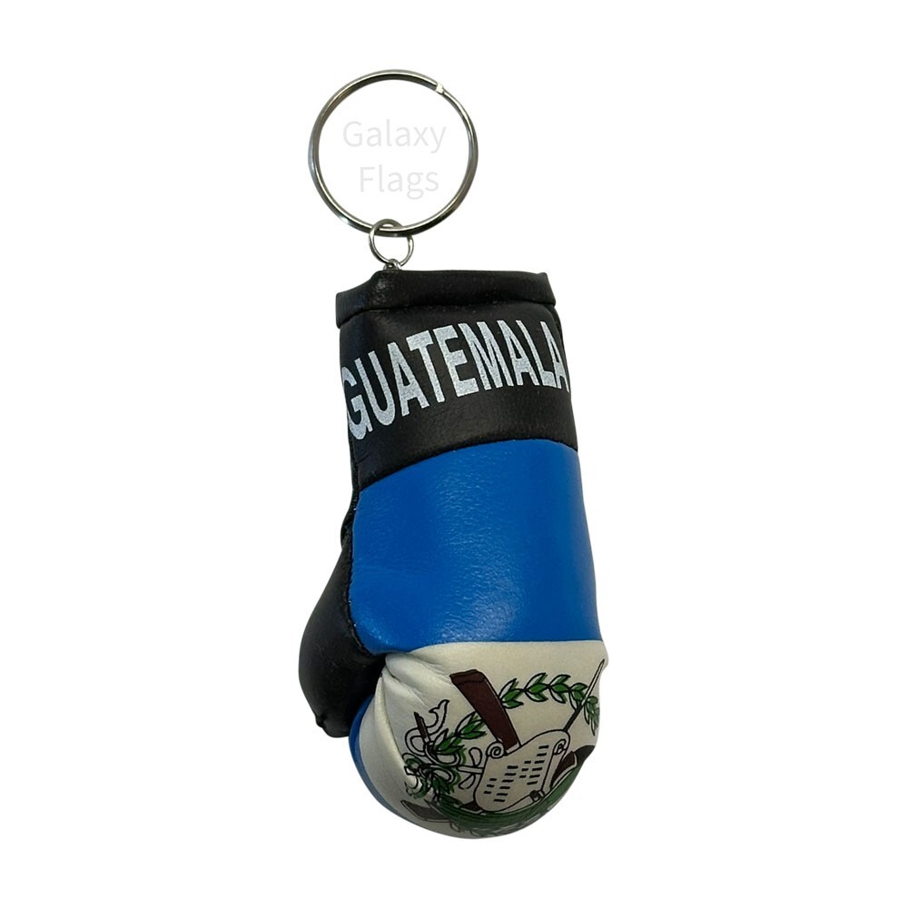Guatemala Boxing Glove / Guatemala Flag Mini Guatema Flag Boxing Glove Key Chain