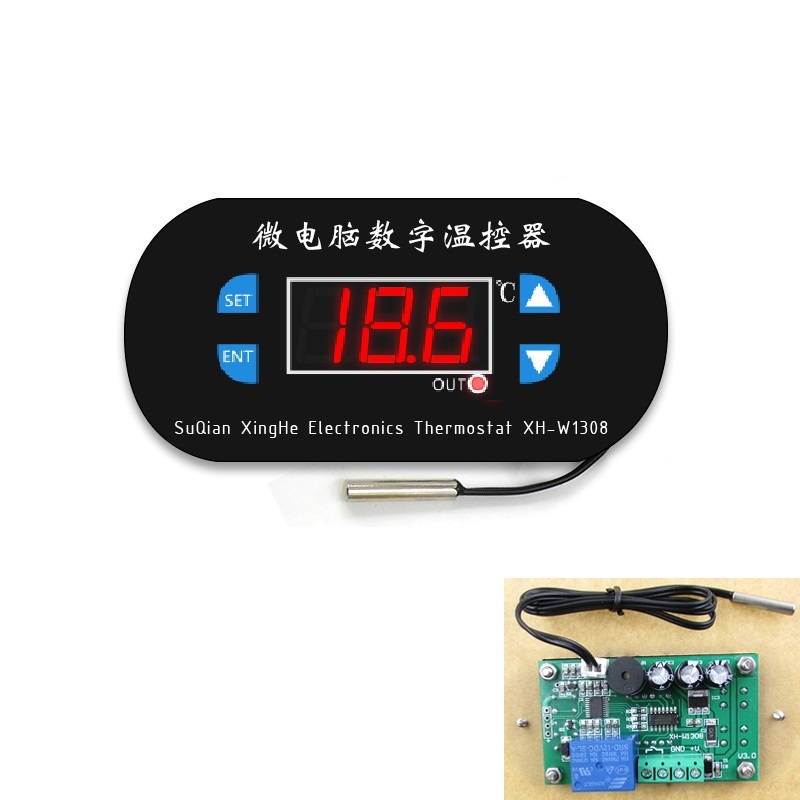 DC 220V Digital LED Heat Cool Thermostat Temperature Controller Sensor Hottest S