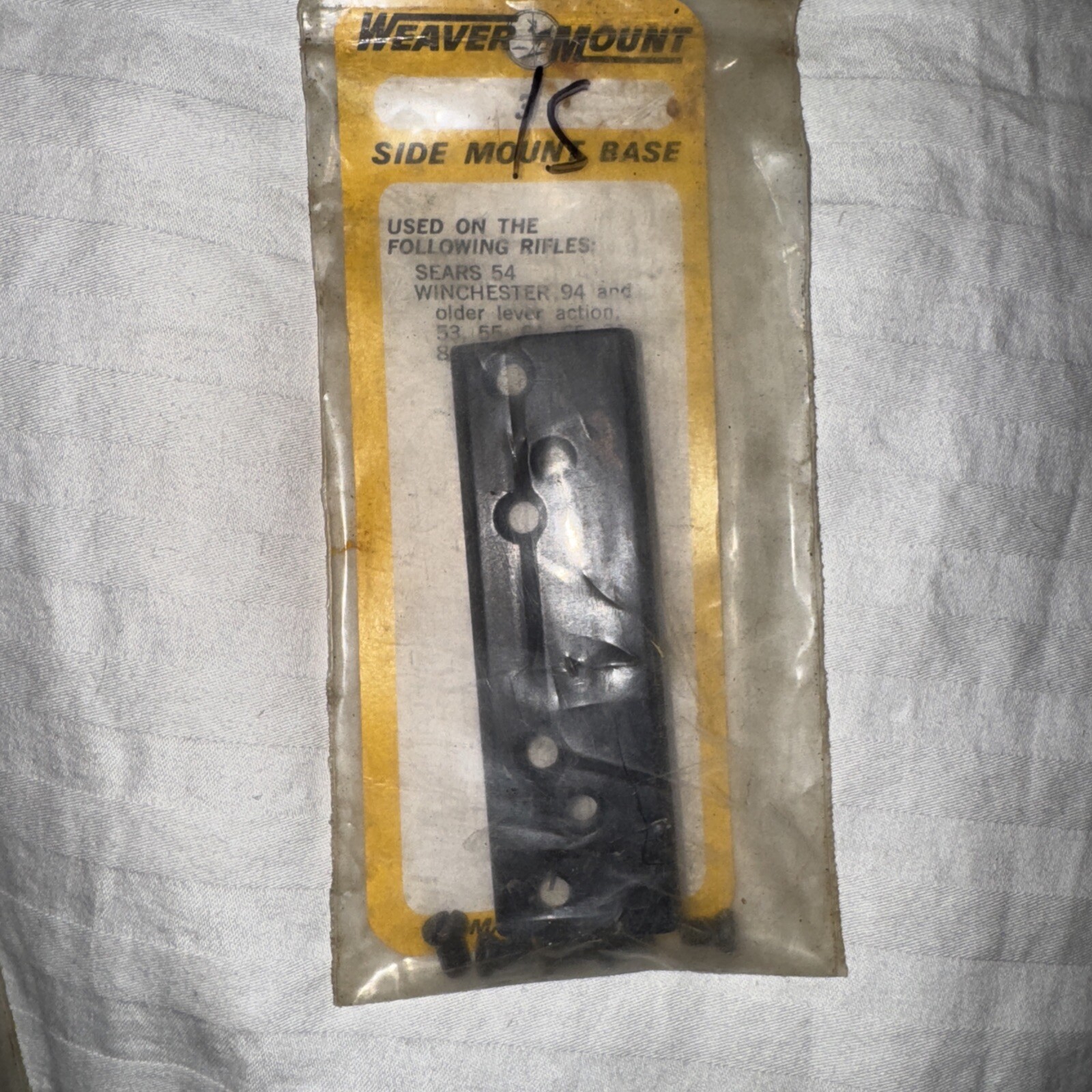 Weaver Mount 3 Side Mount Base