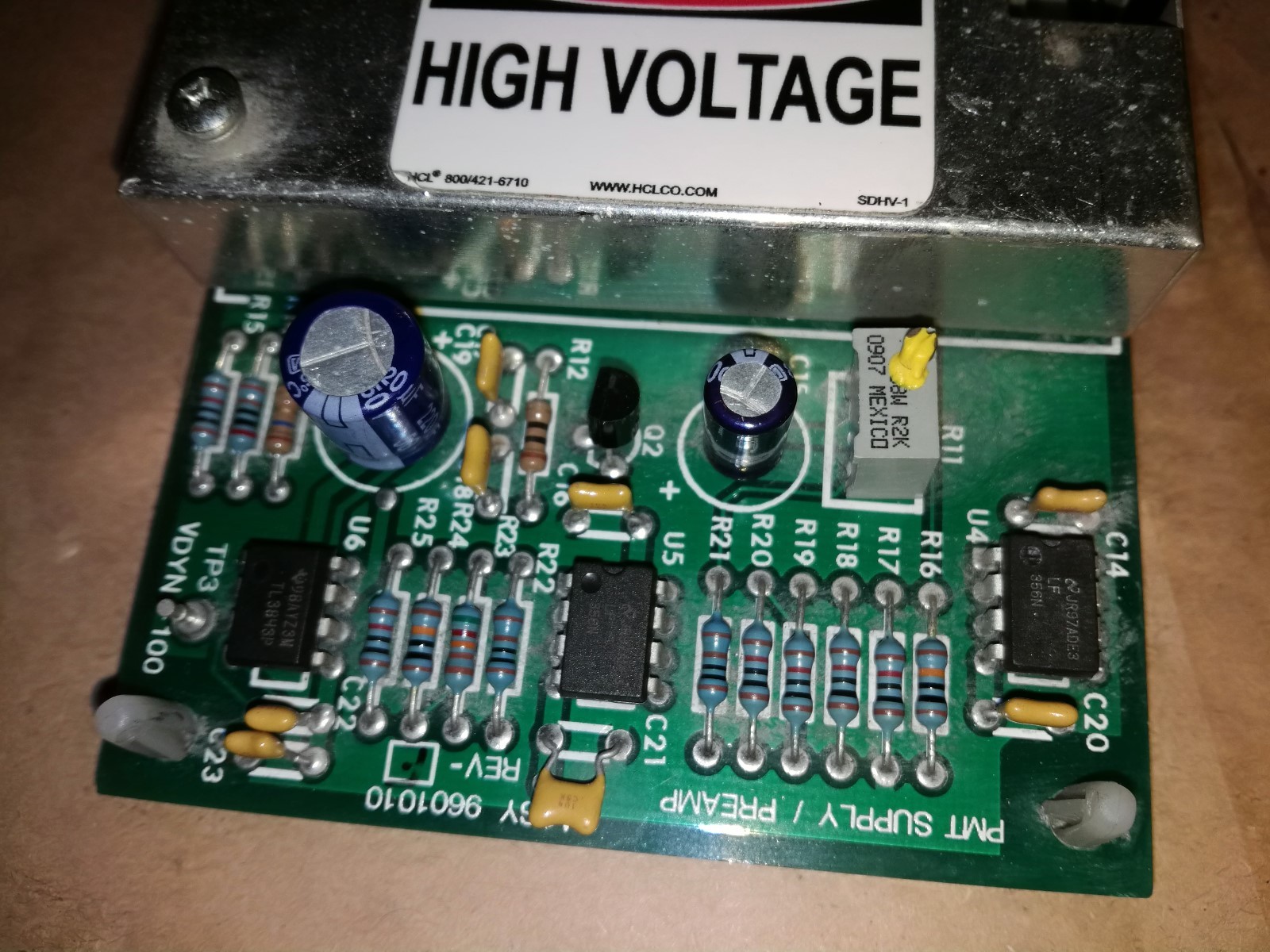Abbott Cell-Dyn 3000 3200 9601010 Hematology Analyzer PMT Supply Preamp PCB