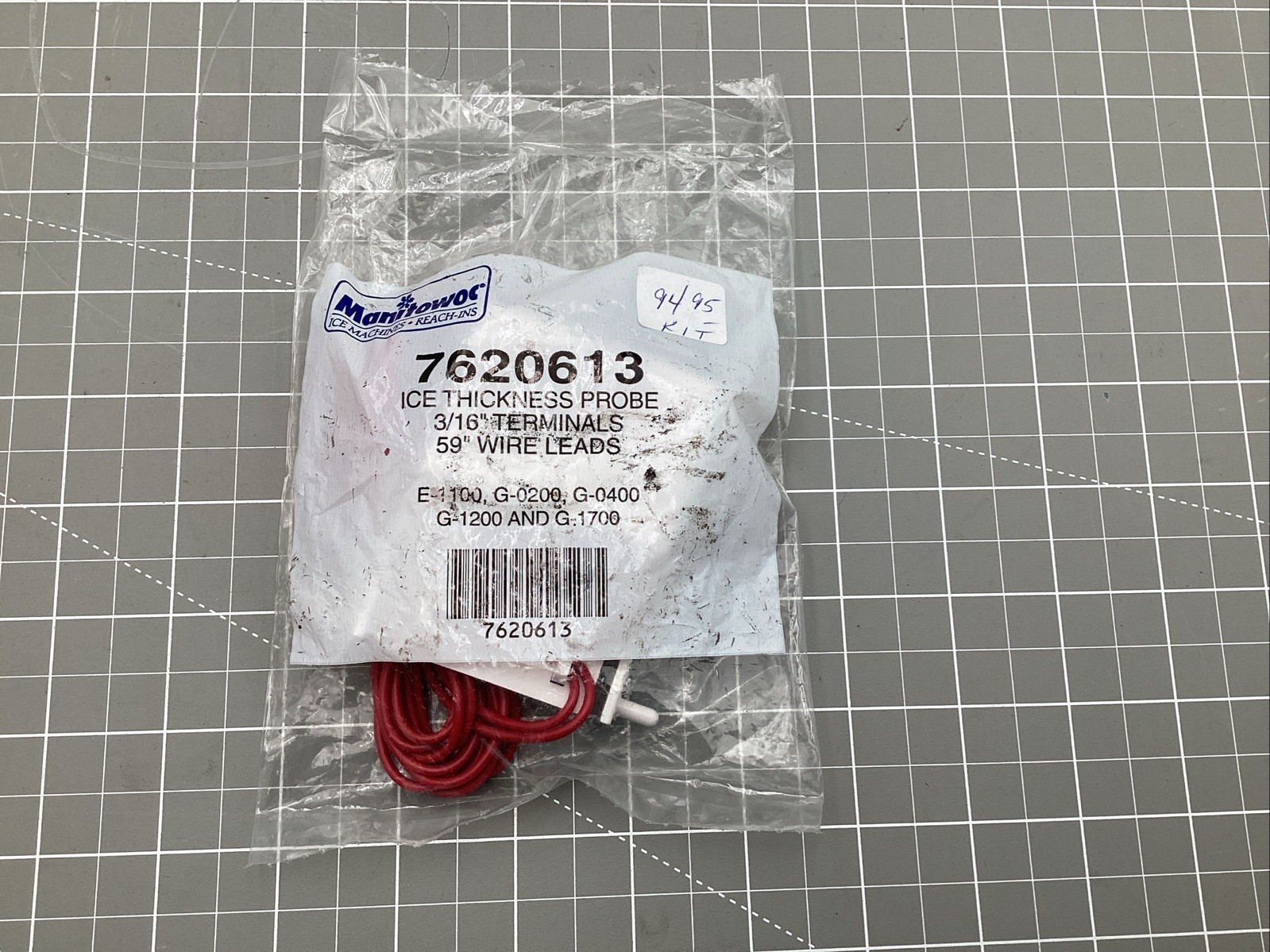 7620613- *NEW* Genuine Manitowoc Ice Thickness Probe 3/16" Terminals 59" Lead
