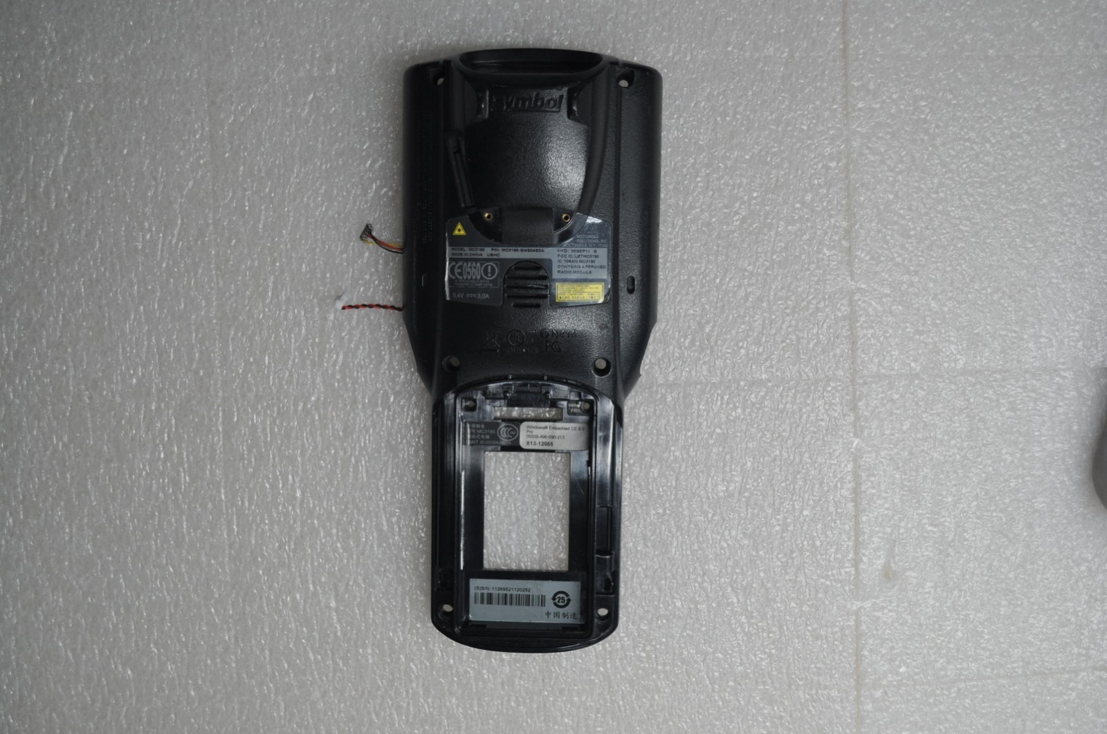 MOTOROLA  MC3190S  BACK COVER USED MC3190S-BACKCVR