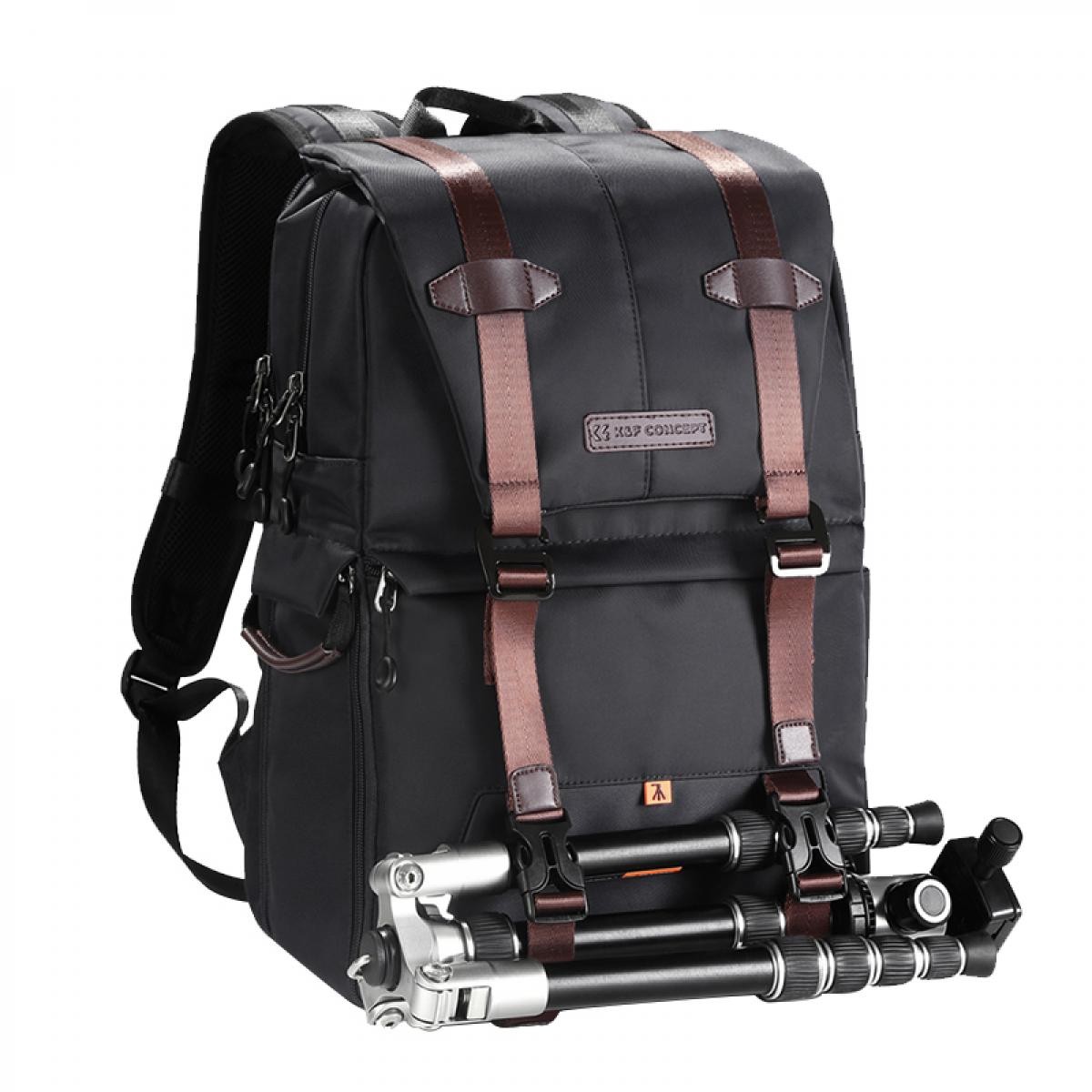 K&F CONCEPT Camera Backpack 20L DSLR/SLR Camera Bag Fits 15.6" Laptop Tripod