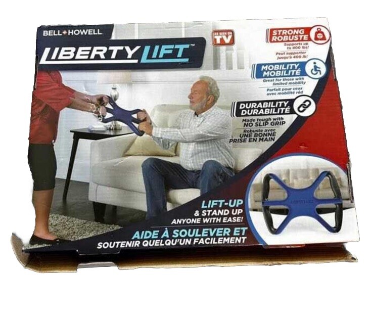 New No-Slip Grip Handles Standing Aid Liberty Lift 15" Handicap Bar