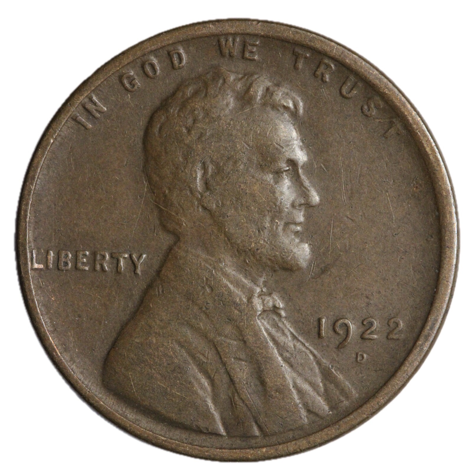 1922-D Lincoln Wheat Cent Penny Better Grade Complete Your Album!!