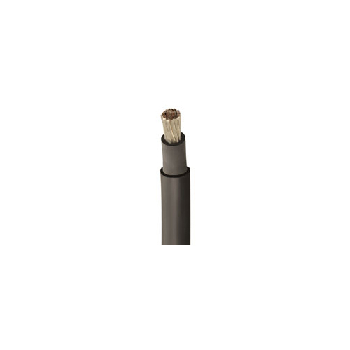 75' 1 AWG DLO Diesel Locomotive Cable Thermoset CPE Jacket Black 2000V