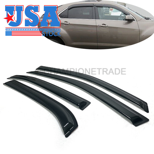 Outside Mount Window Visors Sun Shade Rain Guards for Chevy Equinox 2010-2017