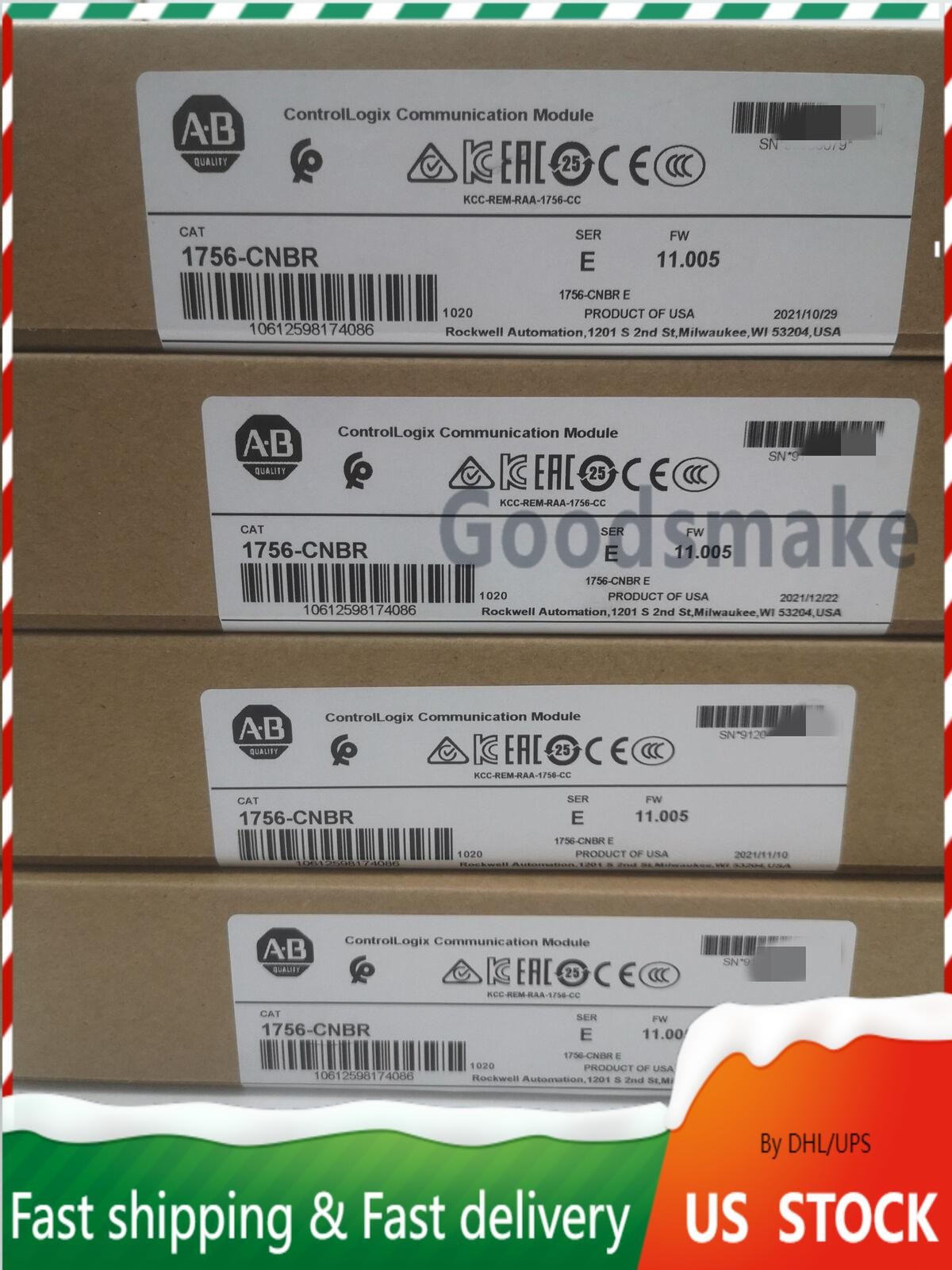 NEW AB 1756-CNBR ControlNet Redundant Bridge Module 1756 CNBR free shipping