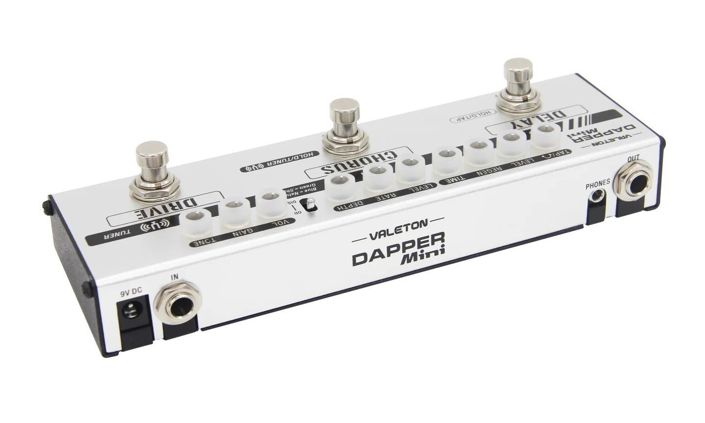 Valeton Dapper Mini Delay Chorus Drive Effects Pedal New