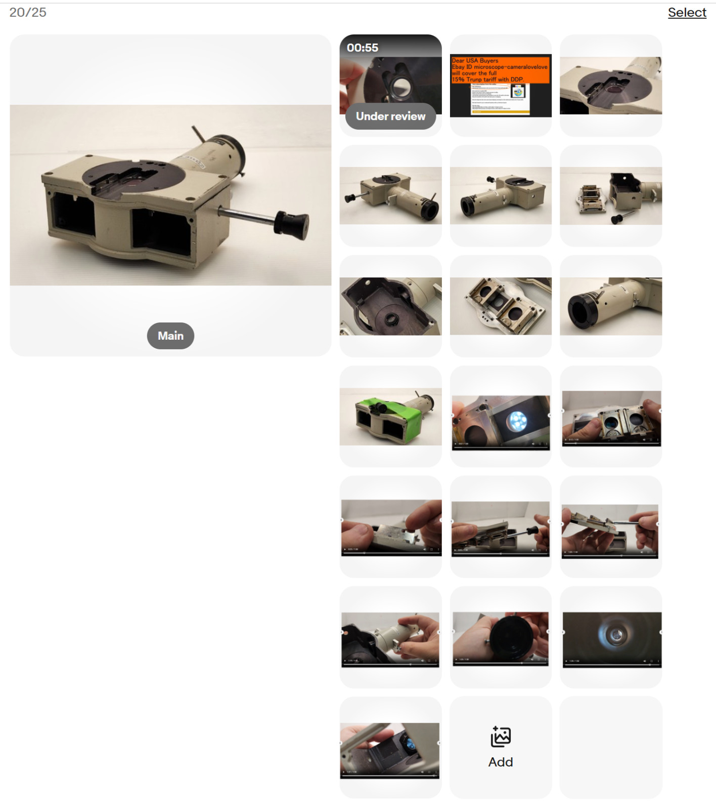 *For Parts* Nikon Vertical Illminatror for Optiphot microscope 34866