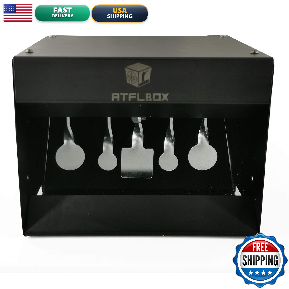 Atflbox Pellet Gun Target Trap Resets Center Shot Metal Airgun Rifle Bullet