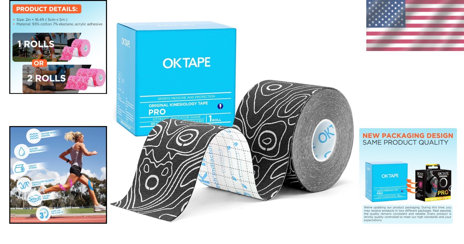 Professional Grade Kinesiology Tape, 2
