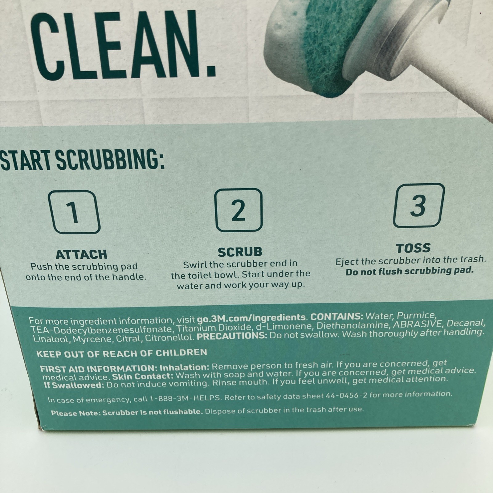 3M 117498 Power Scrub Toilet Refill