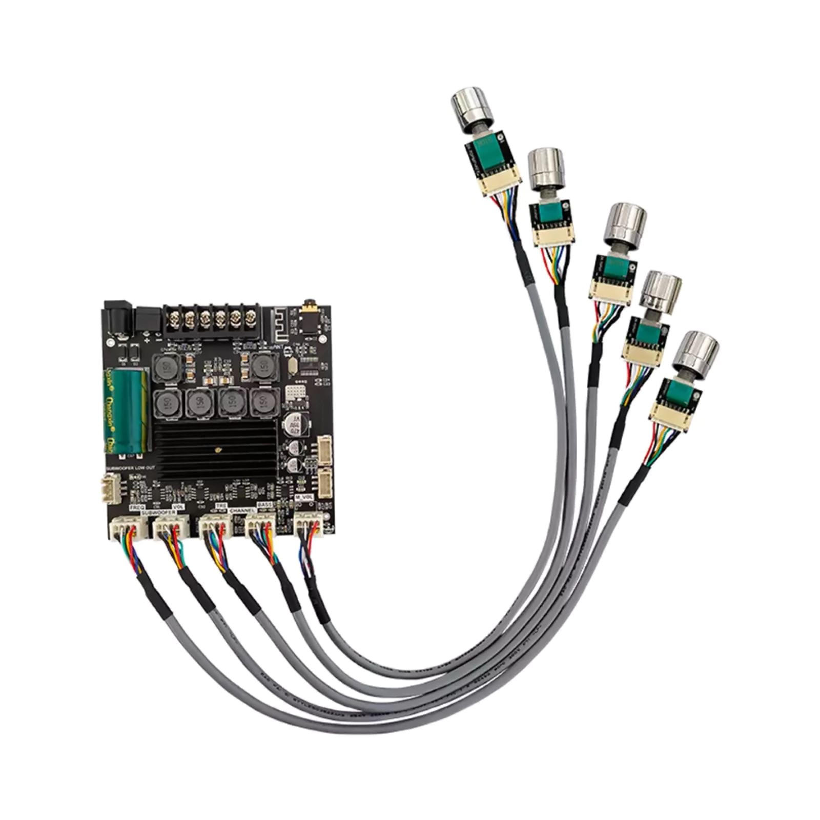 Power Amplifier Board Module 2.1 Channel 50W*2+100W Bluetooth Elegant Design
