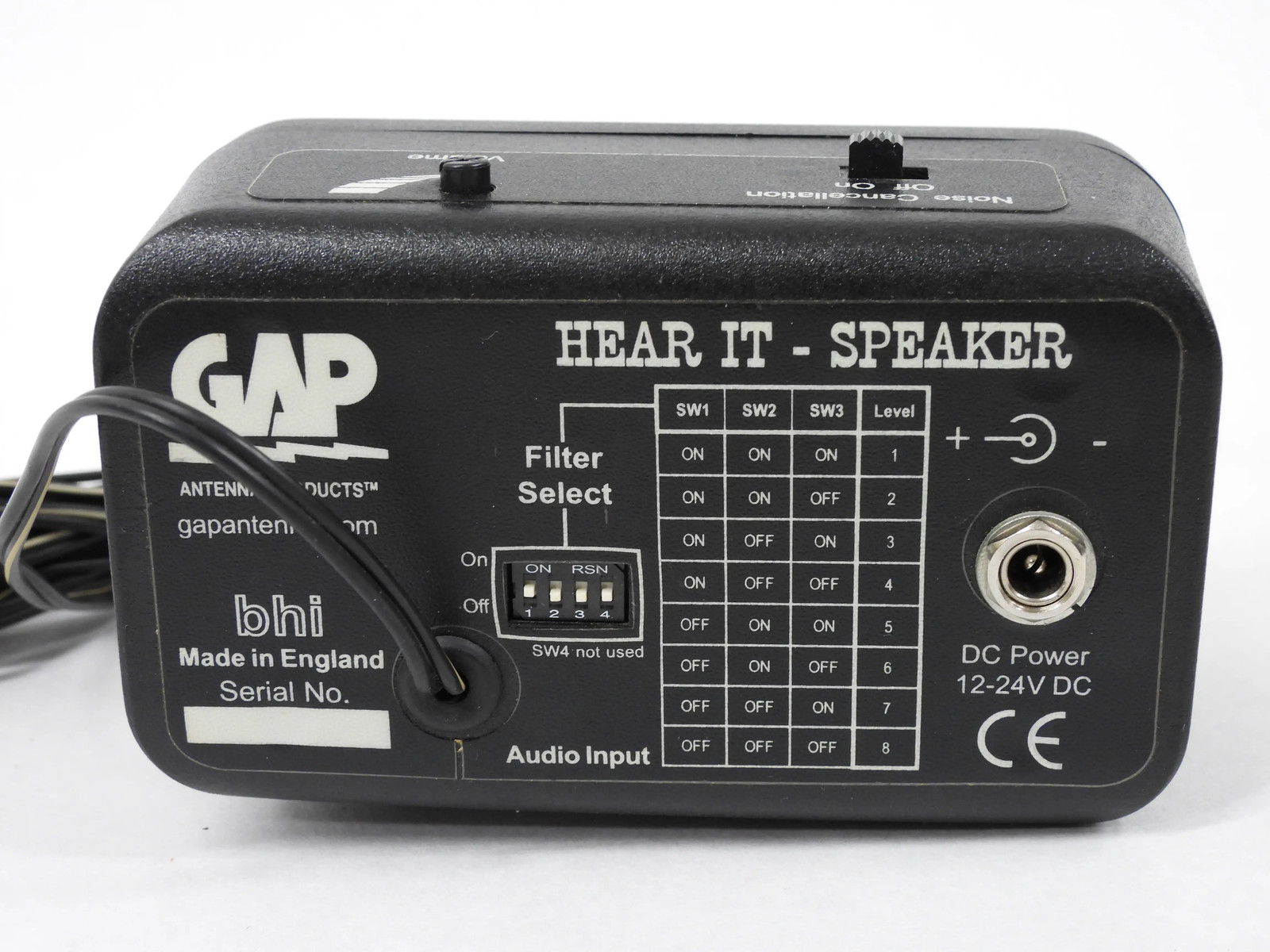 GAP Hear It Ham Radio Filtered DSP Speaker (nice)