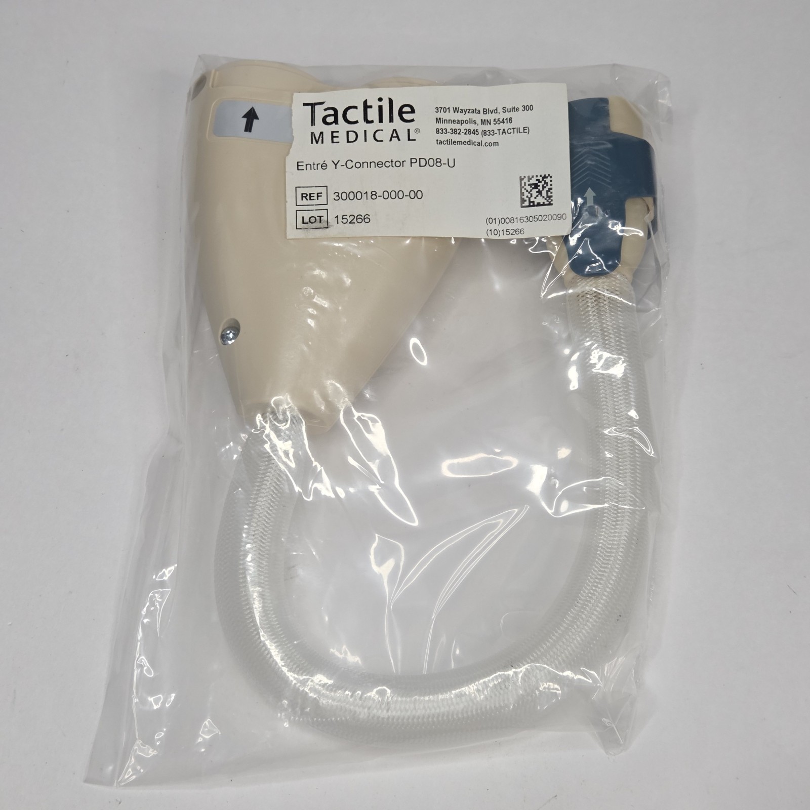 Tactile Medical Entre System Y-Connector Part For PDO8-U New In Package