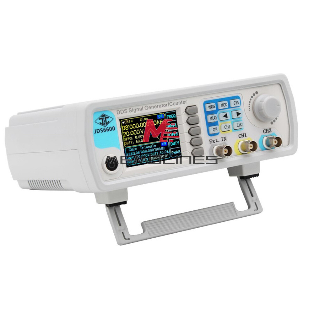 JDS6600 50MHz 14bits 2 Channel Arbitrary Waveform DDS Signal Generator Pulse