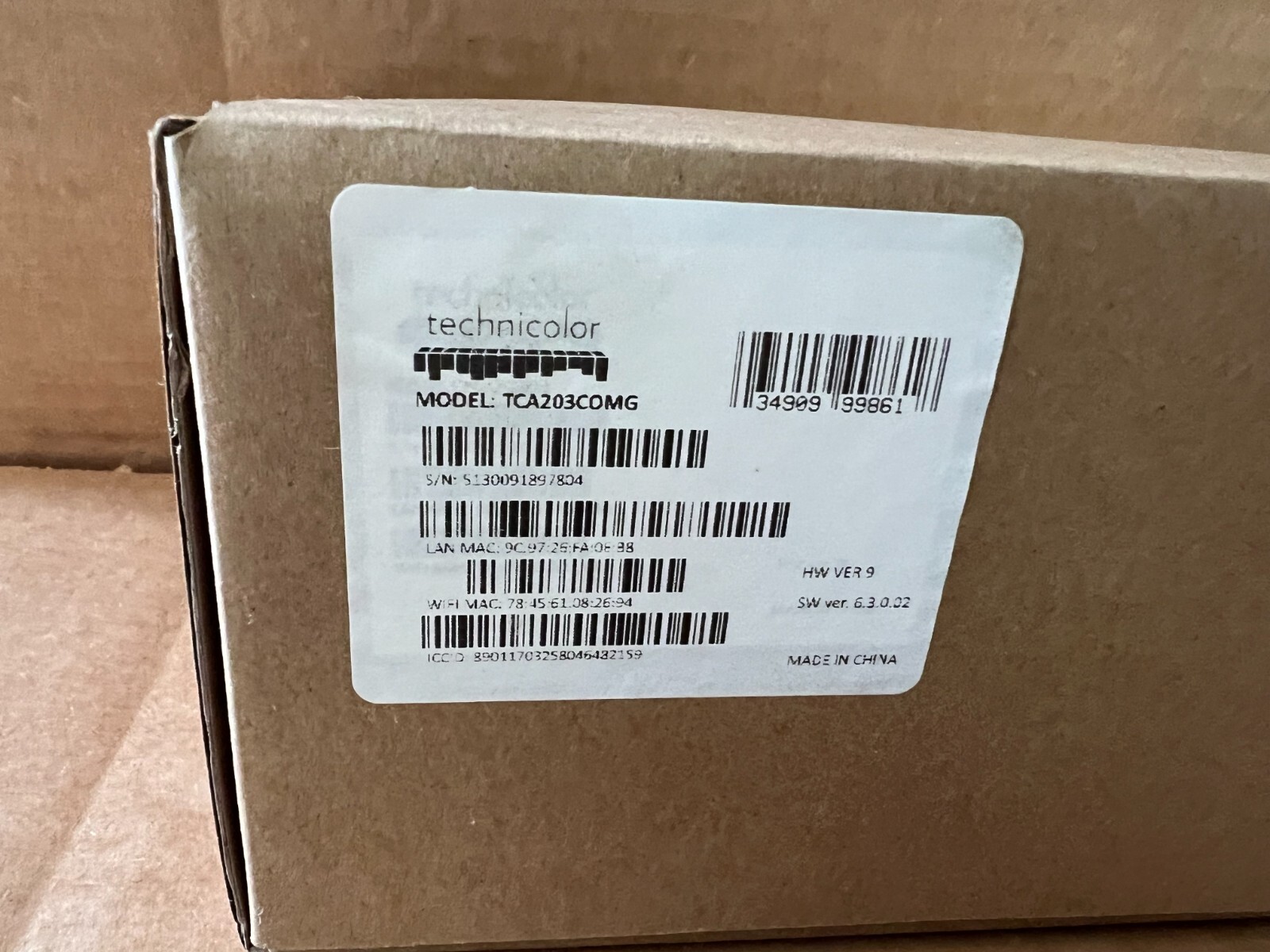 Xfinity TCA203COMG Black Home Security Station or Touchscreen Controller New