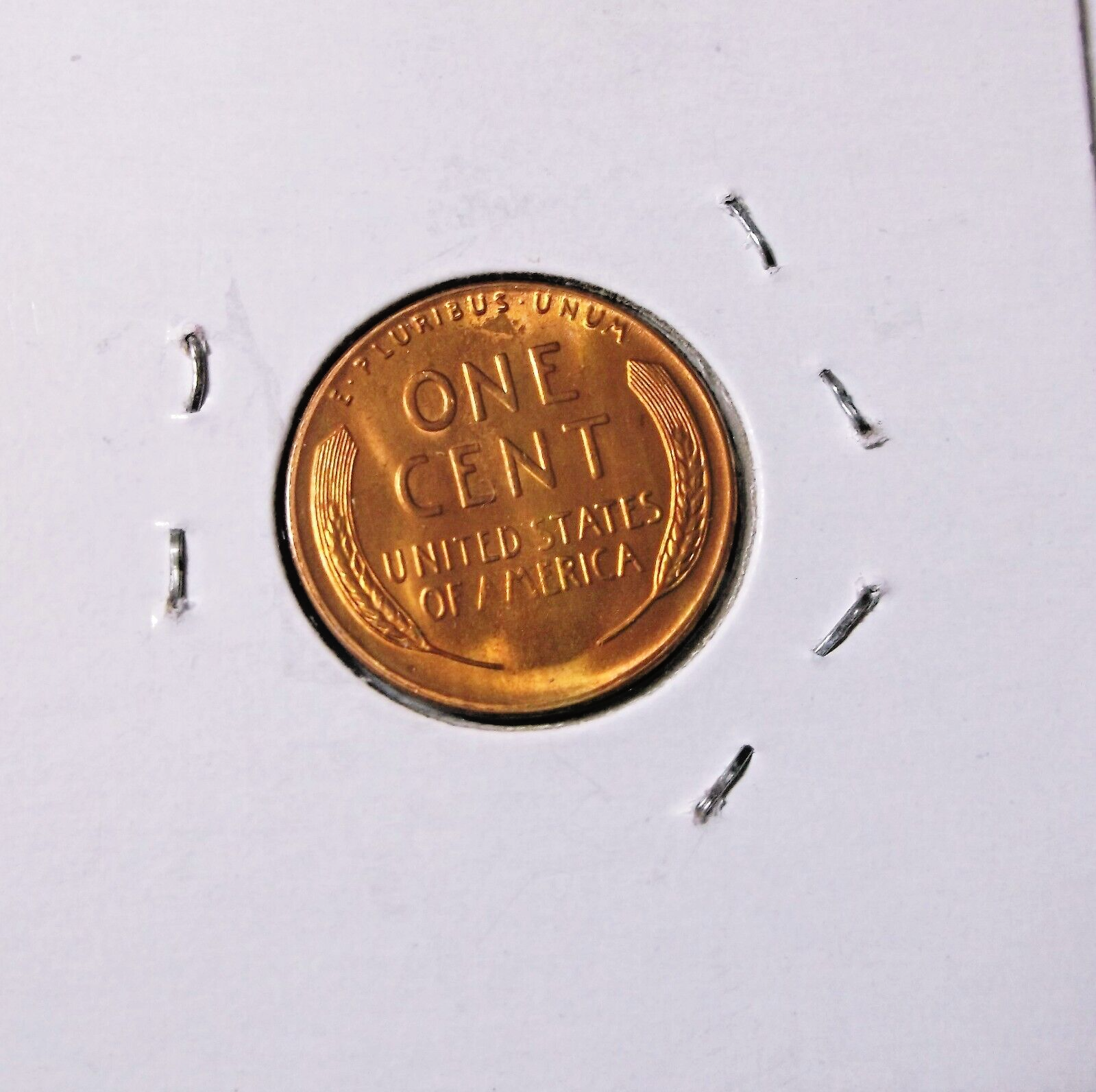 1954 S Lincoln Cent Error High Grade Error # 9