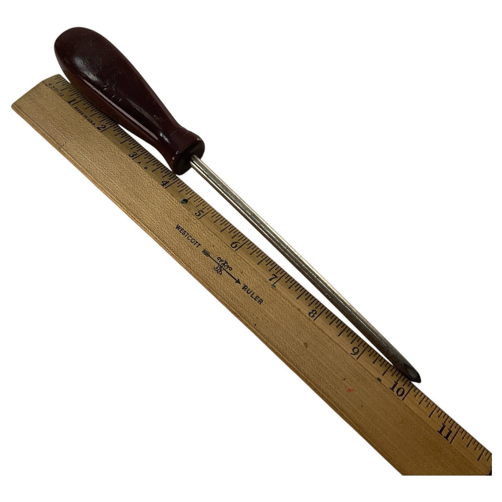 Matco Tools SDM 87P2 #2 Phillips Screwdriver 10" Maroon Handle Average Condition