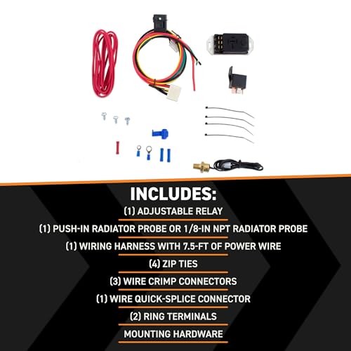 MMFAN-CNTL-U18NPT Fan Controller Kit with NPT Sensor, Black