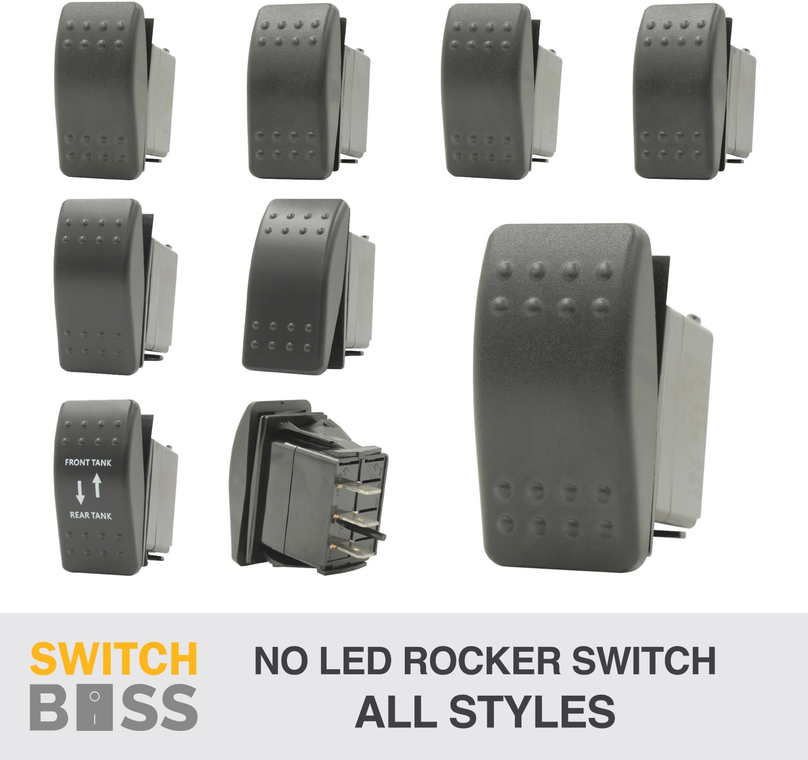 ROCKER SWITCH 18 Styles NO LED fit All Standard Style Car Boat Marine 12v 24v