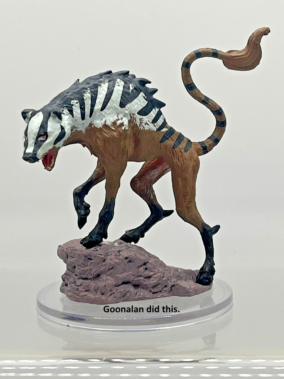 D&D Pathfinder Mini Darklands Rising 32 Leucrotta UC LARGE