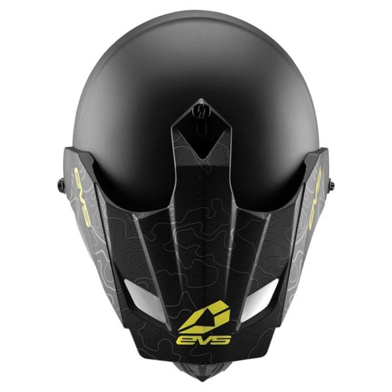 EVS  DSHE18VA-VSBK T5 Dual Sport Venture Arise Helmet Visor - Matte Black