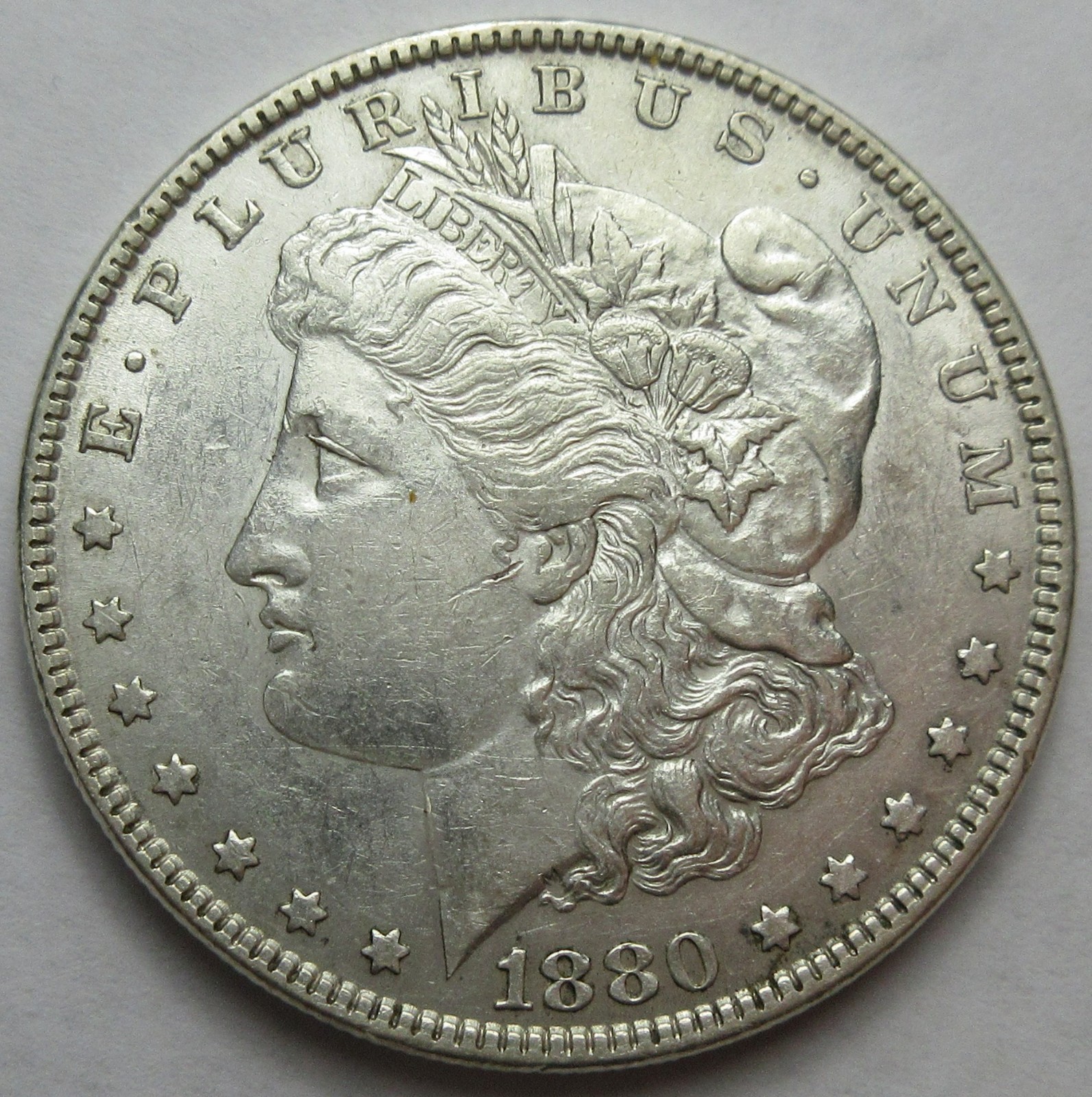 1880 Silver Morgan Dollar -UNC- (#427h)
