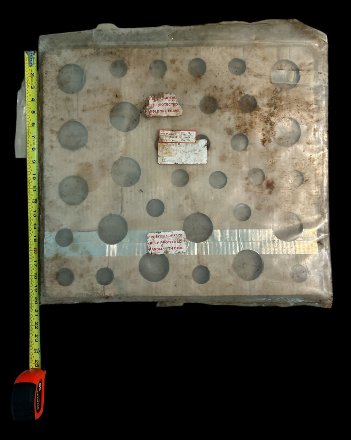 FEB 5 1973 NASA SPACE PROGRAM TRIM ID OF HOLES FINISHED SURFACE IN ORIG PKG